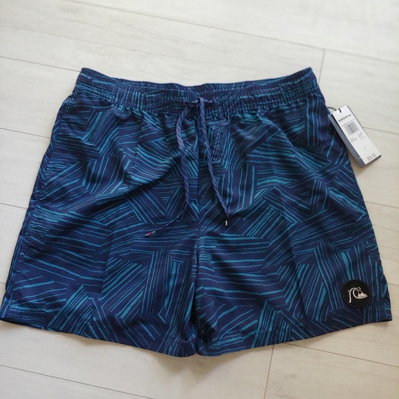 QUIKSILVER NEW Bamboo Break Volley 17 Swim Shorts - Picture 4 of 12